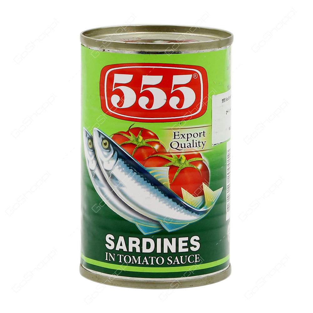 555 Sardines In Tomato Sauce 155 g