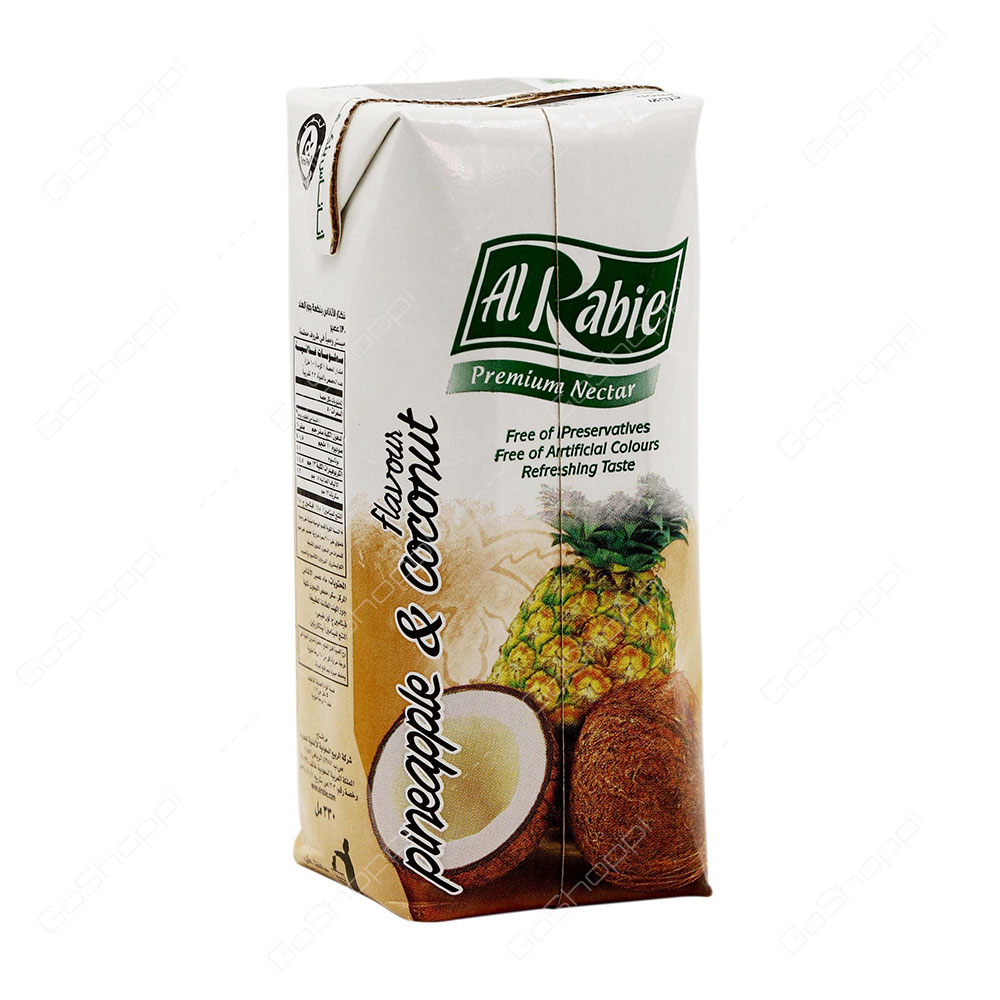 Al Rabie Pineapple And Coconut Flavour Premium Nectar 330 ml