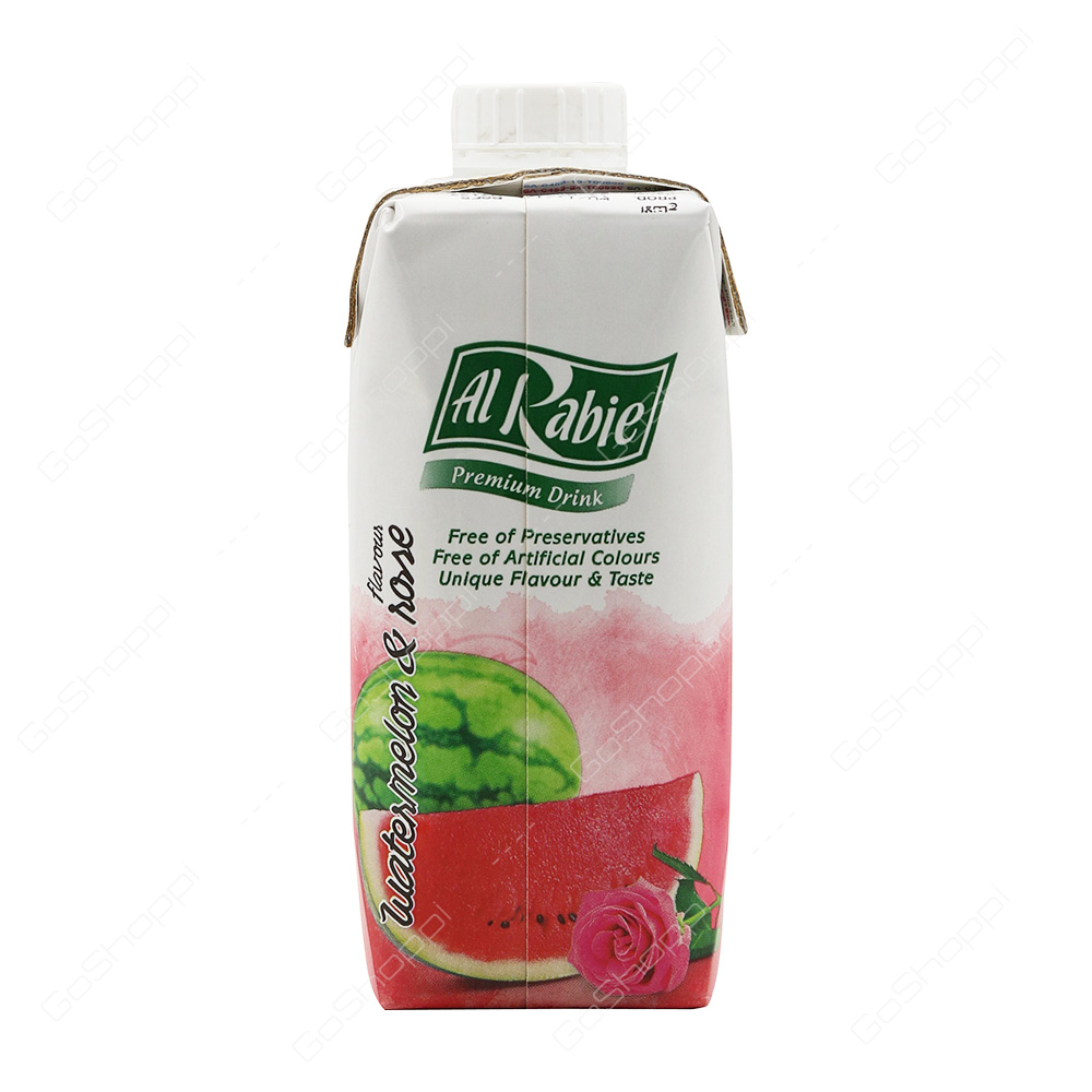 Al Rabie Watermelon and Rose Drink 330 ml