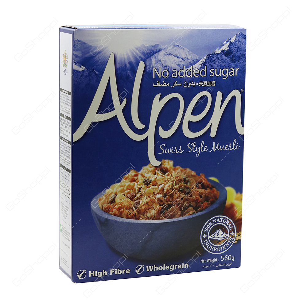 Alpen No Added Sugar Swiss Style Muesli 560 g
