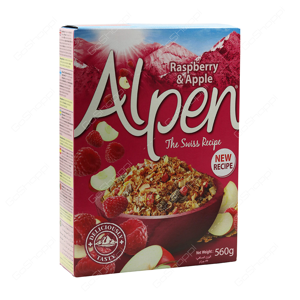 Alpen Raspberry and Apple Swiss Style Muesli 560 g
