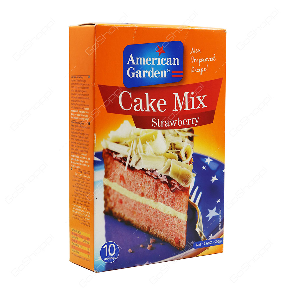 American Garden Cake Mix Strawberry 500 g