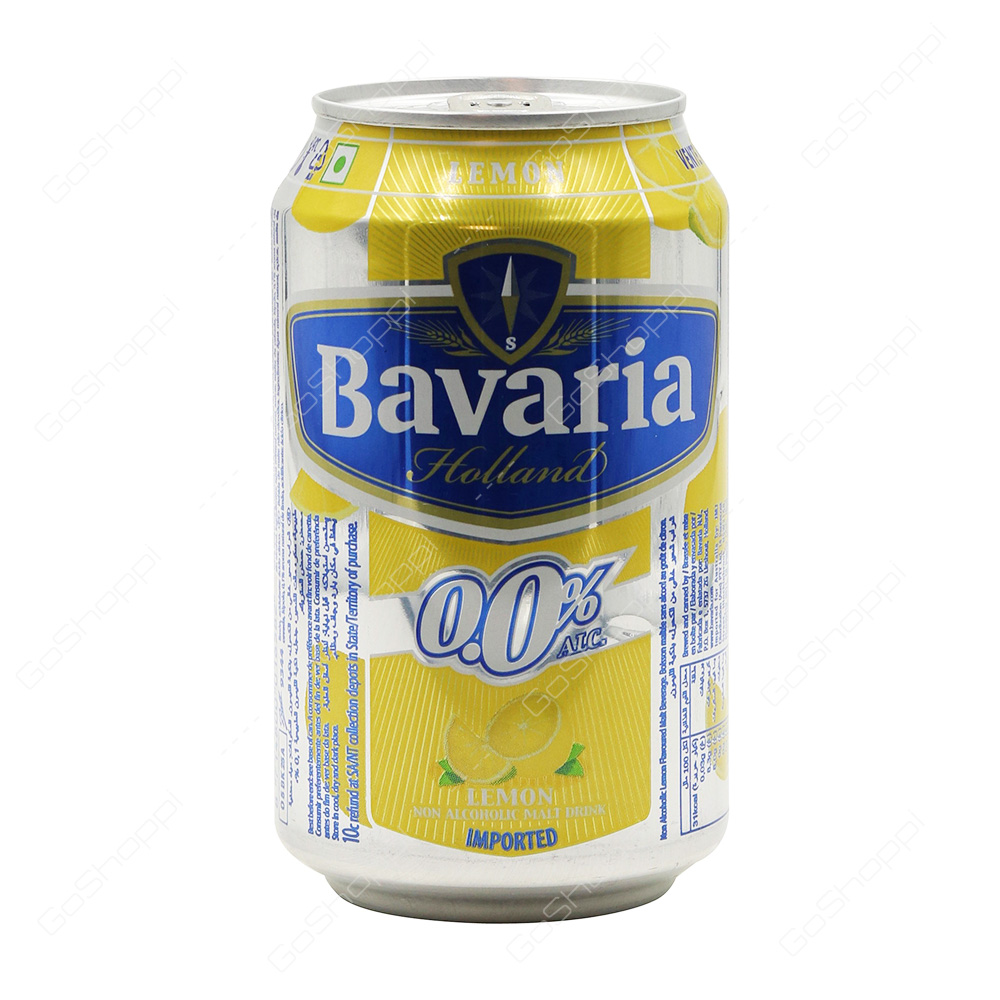 Bavaria Lemon Non Alcoholic Malt Drink Can 330 ml