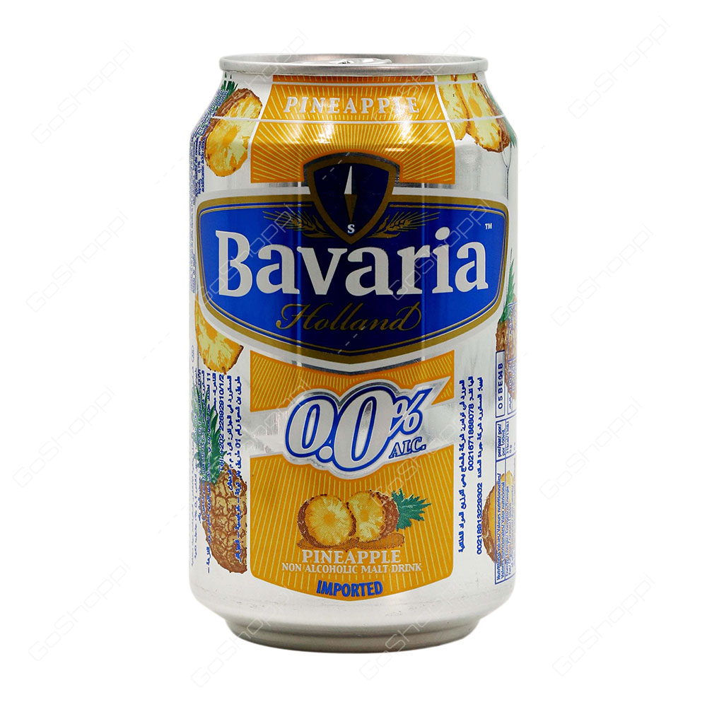 Bavaria Pineapple Non Alcoholic Malt Drink 330 ml