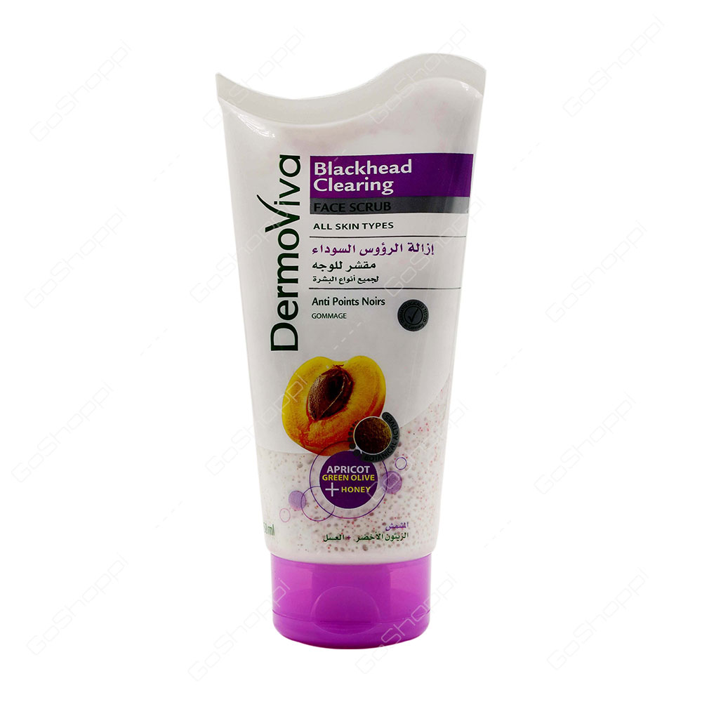 Dermoviva Blackhead Clearing Face Scrub 150 ml