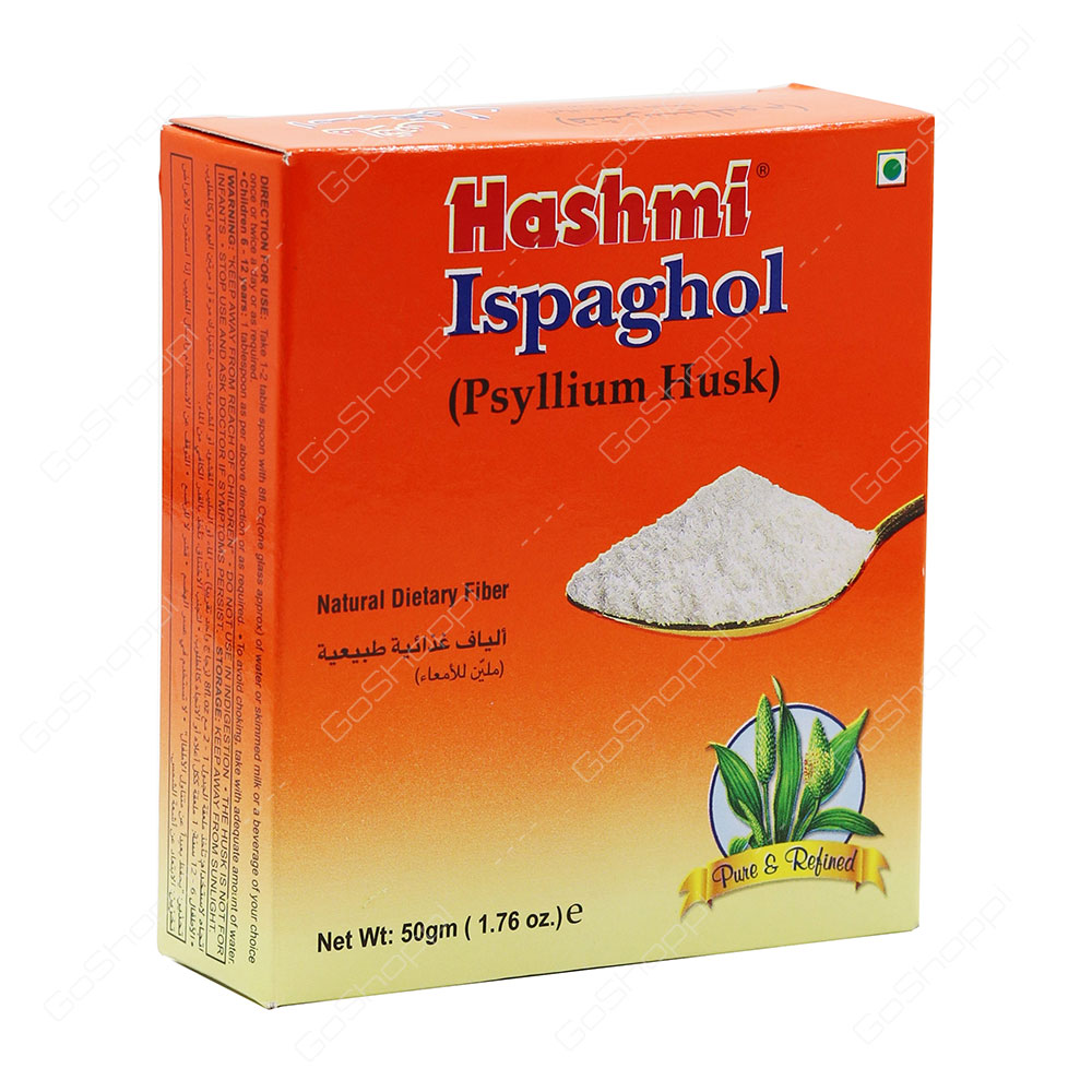 Hashmi Ispaghol Psyllium Husk Natural Dietary Fiber 50 g
