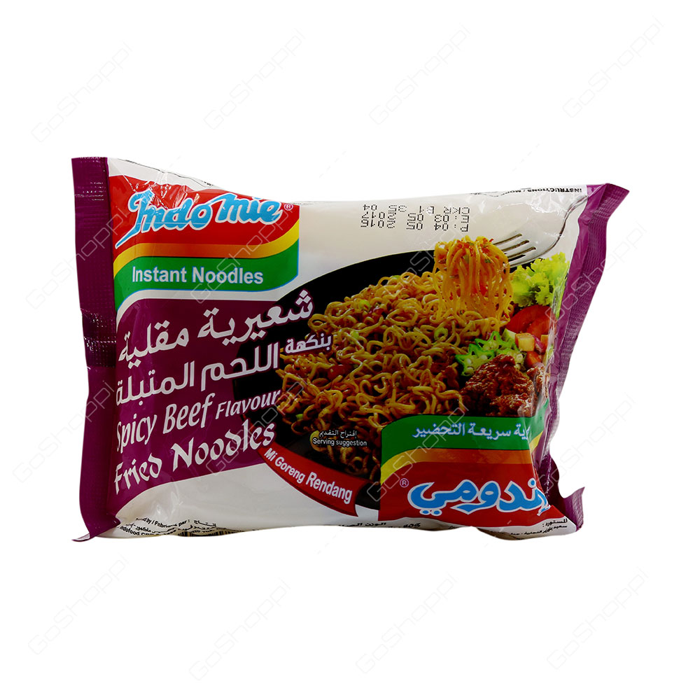 Indomie Instant Noodles Spicy Beef Flavour Fried Noodles 80 g