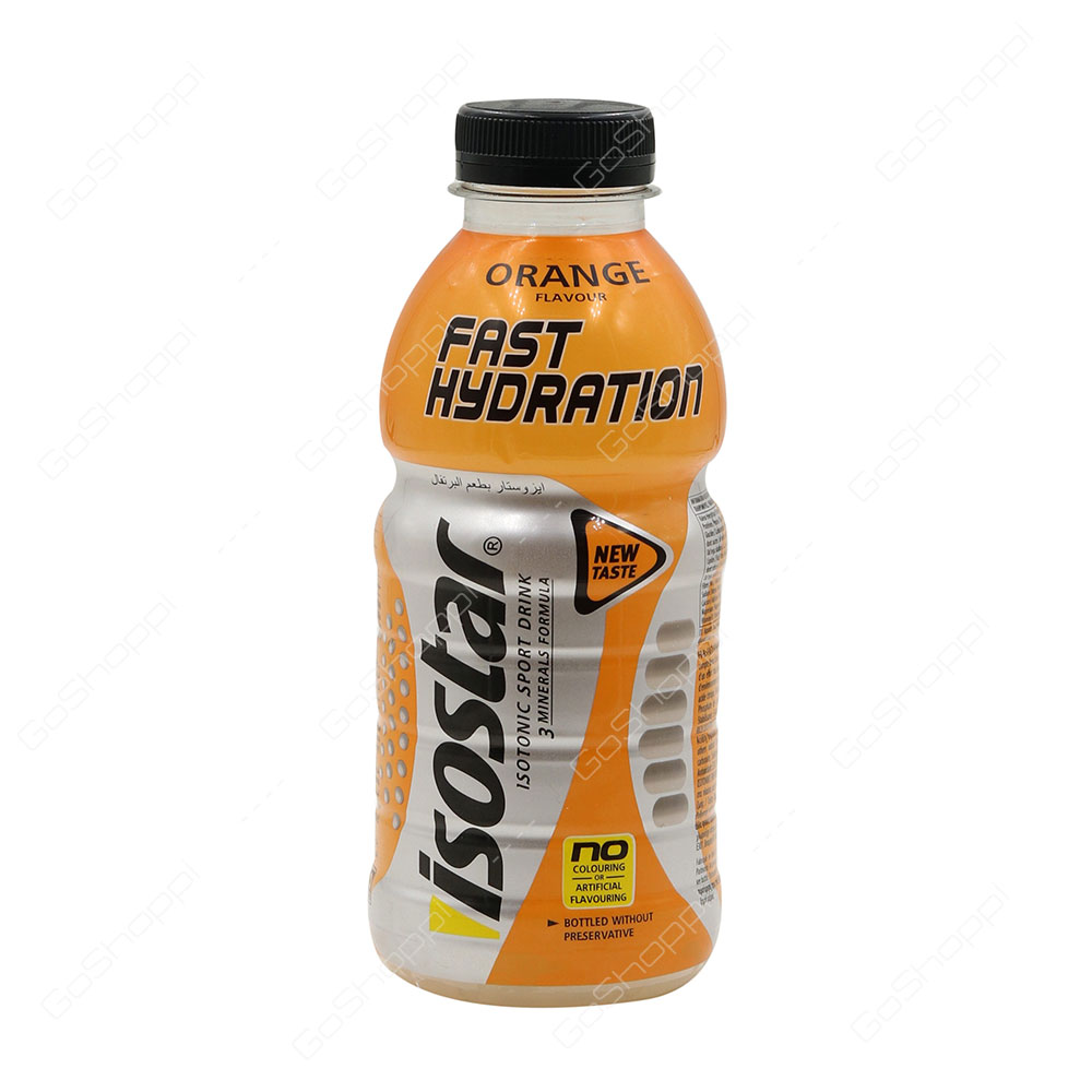 Isostar Fast Hydration Isotonic Sport Drink Orange Flavour 500 ml