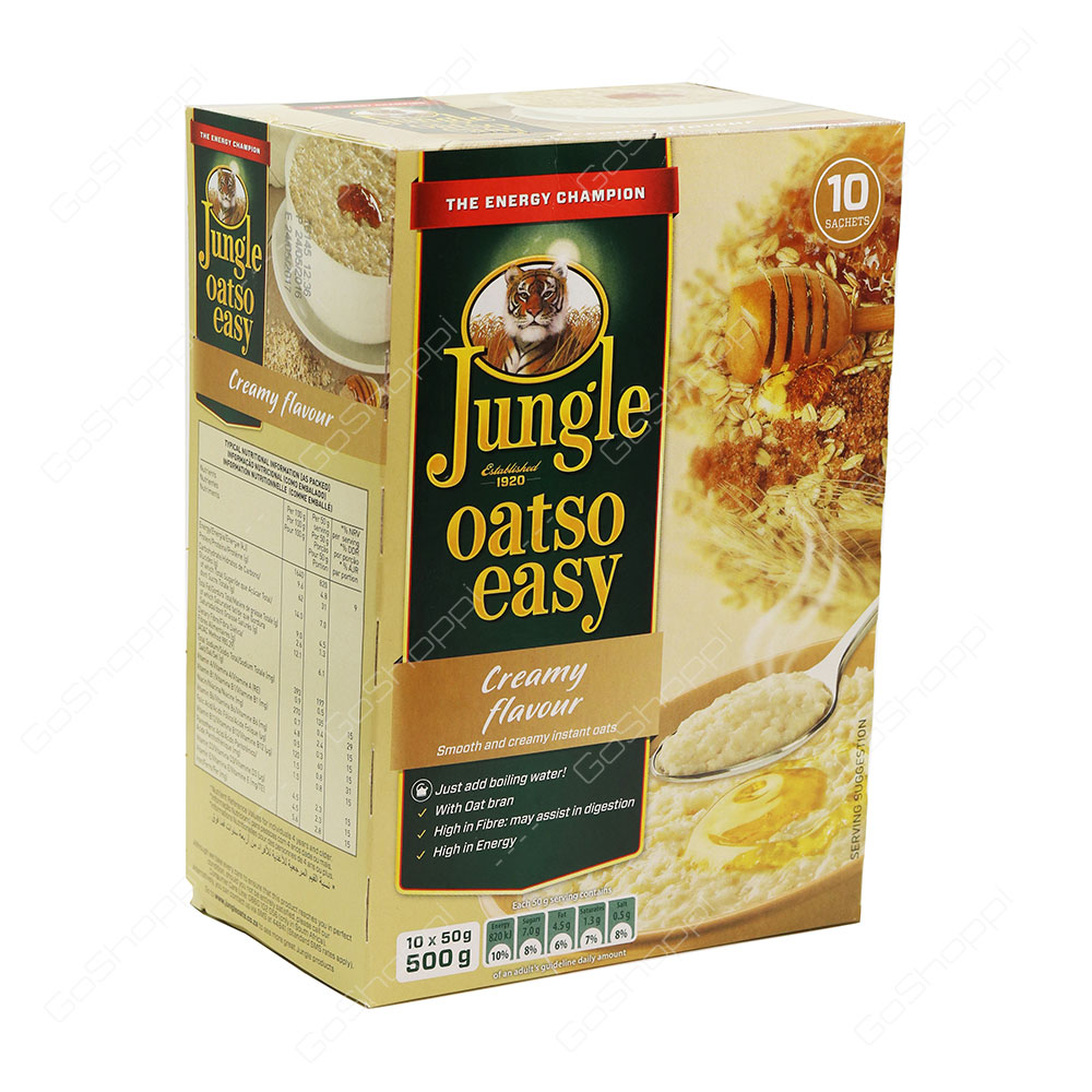 Jungle Oatso Easy Creamy Flavour 10X50 g