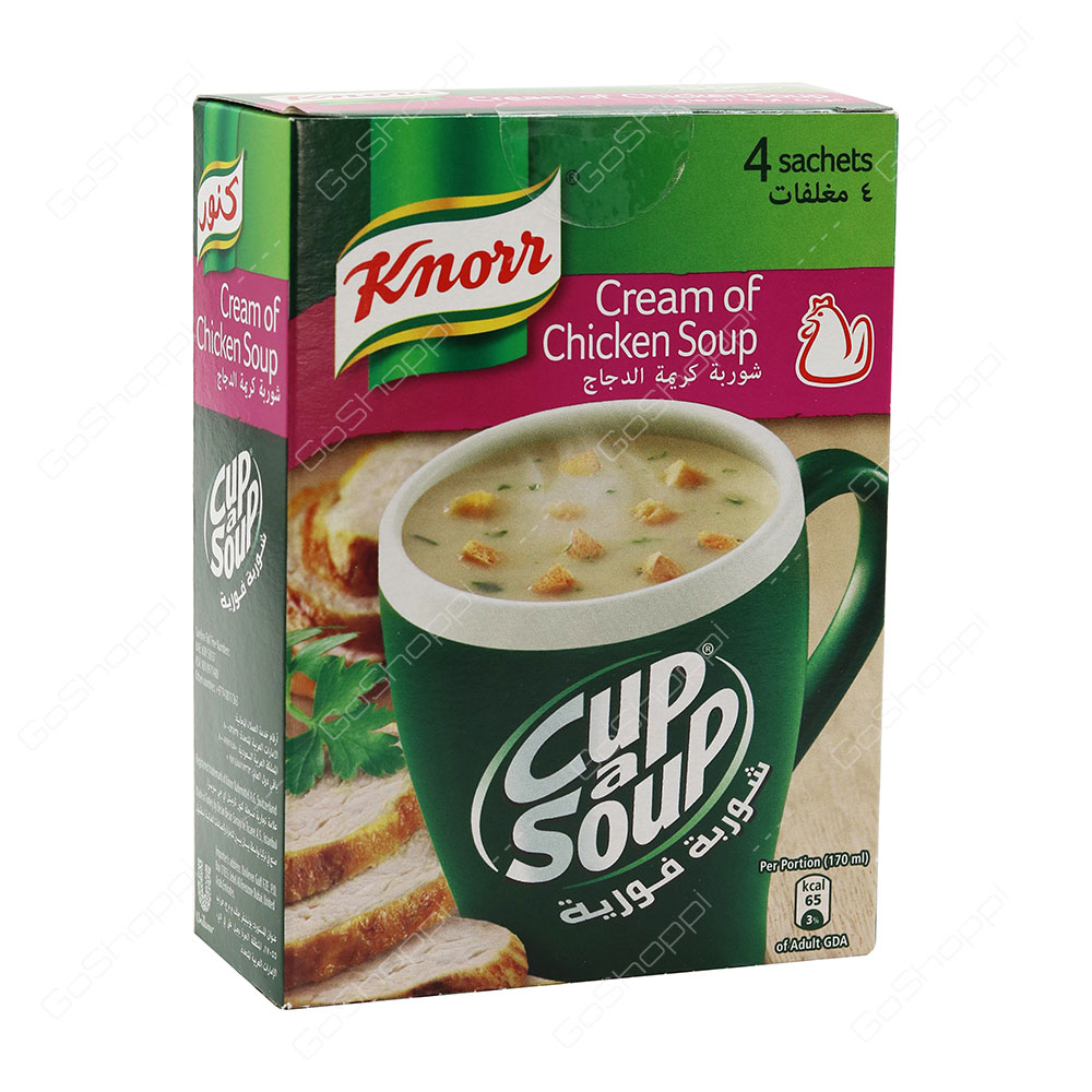 Knorr Cup a Soup Cream Of Chicken Soup 4 Sachets