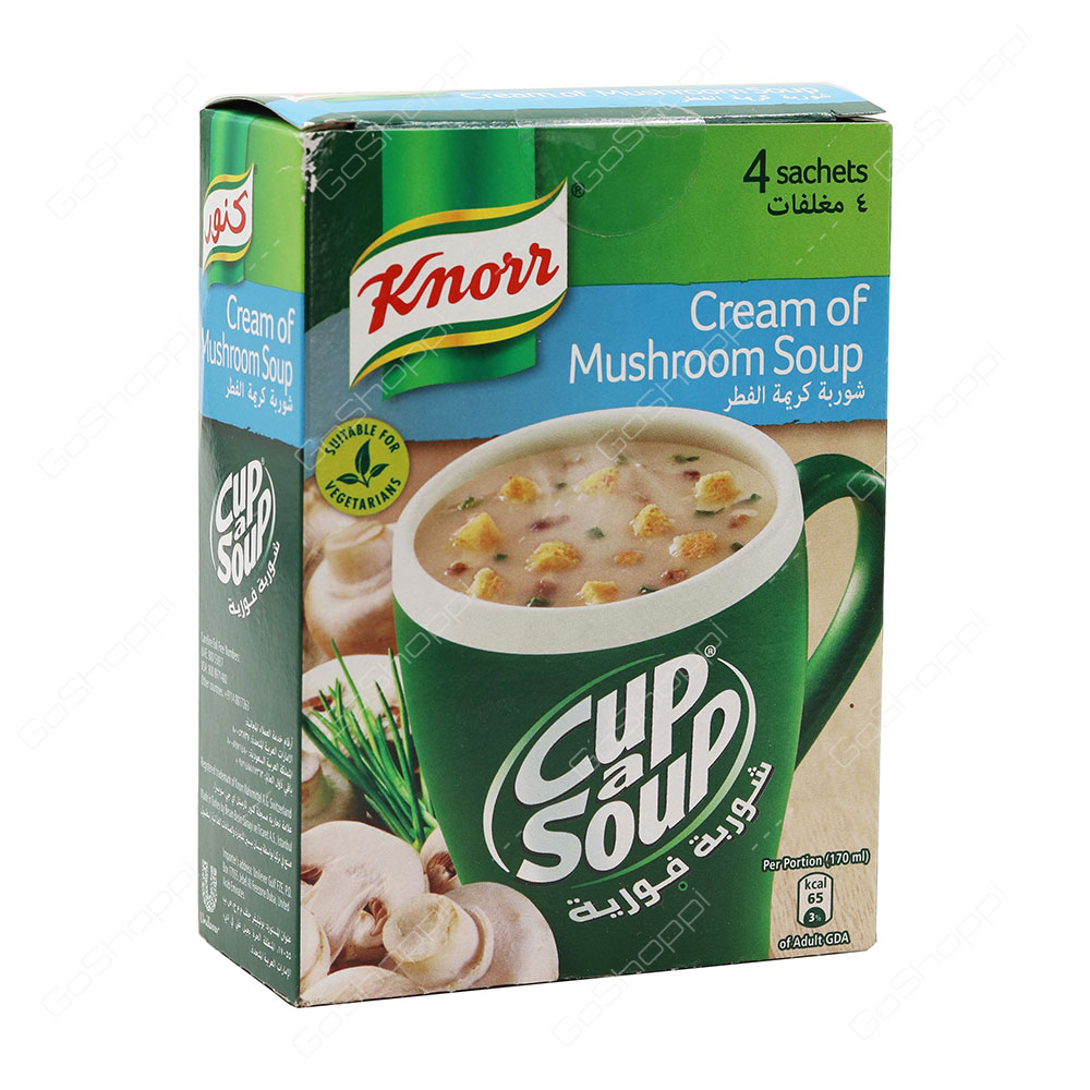 Knorr Cup a Soup Cream Of Mushroom Soup 4 Sachets