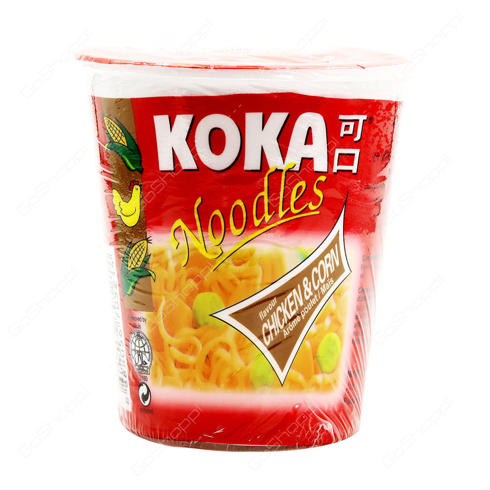 Koka Chicken And Corn Flavour Instant Noodles 70 g
