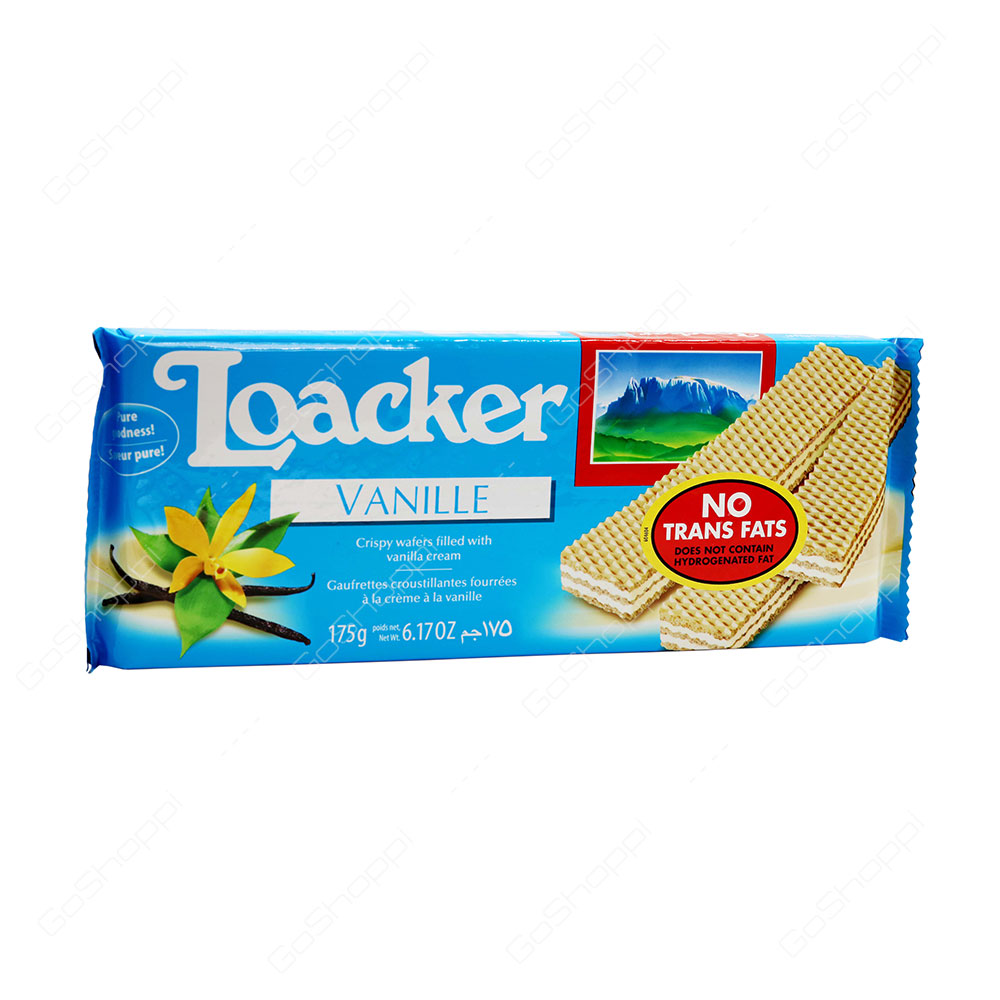 Loacker Vanille Crispy Wafers 175 g