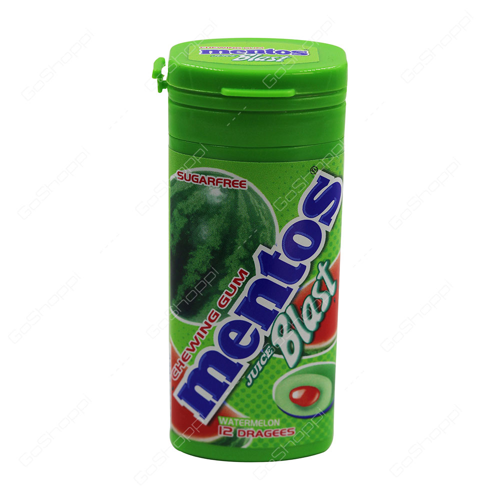 Mentos Juice Blast Chewing Gum Watermelon 12 pcs