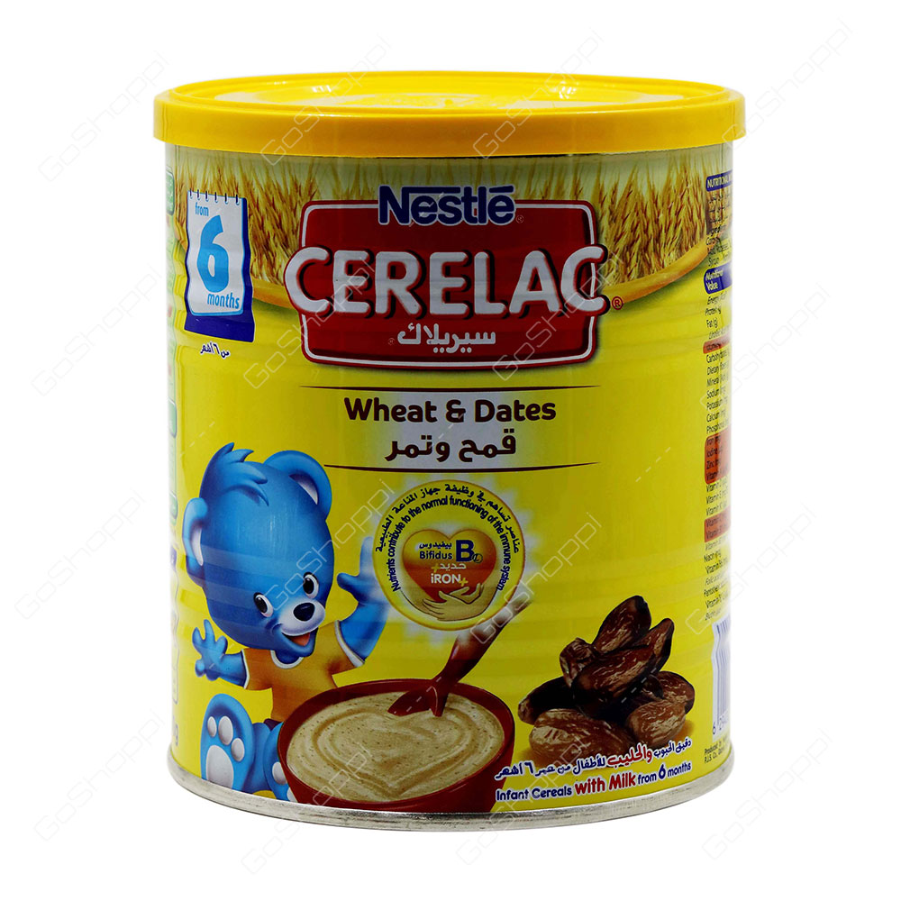6 Month Nestle Cerelac wheat & milk (400g)
