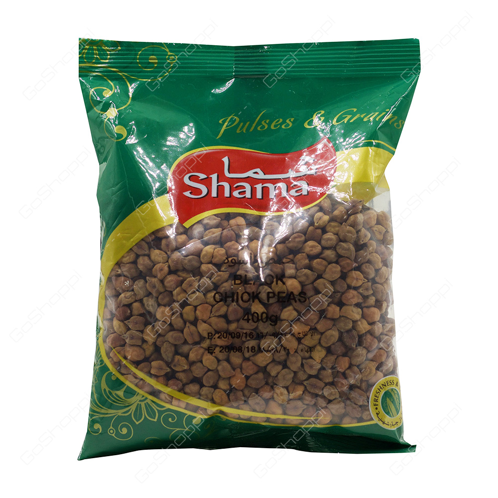 Shama Black Chick Peas 400 g