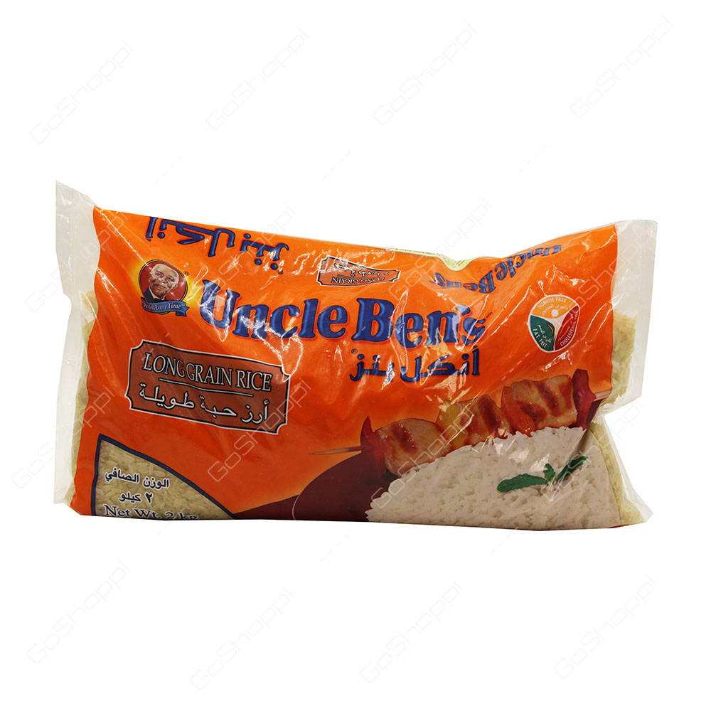 Uncle Bens Long Grain Rice 2 kg