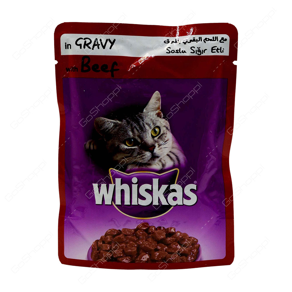 Whiskas In Gravy With Beef 85 g