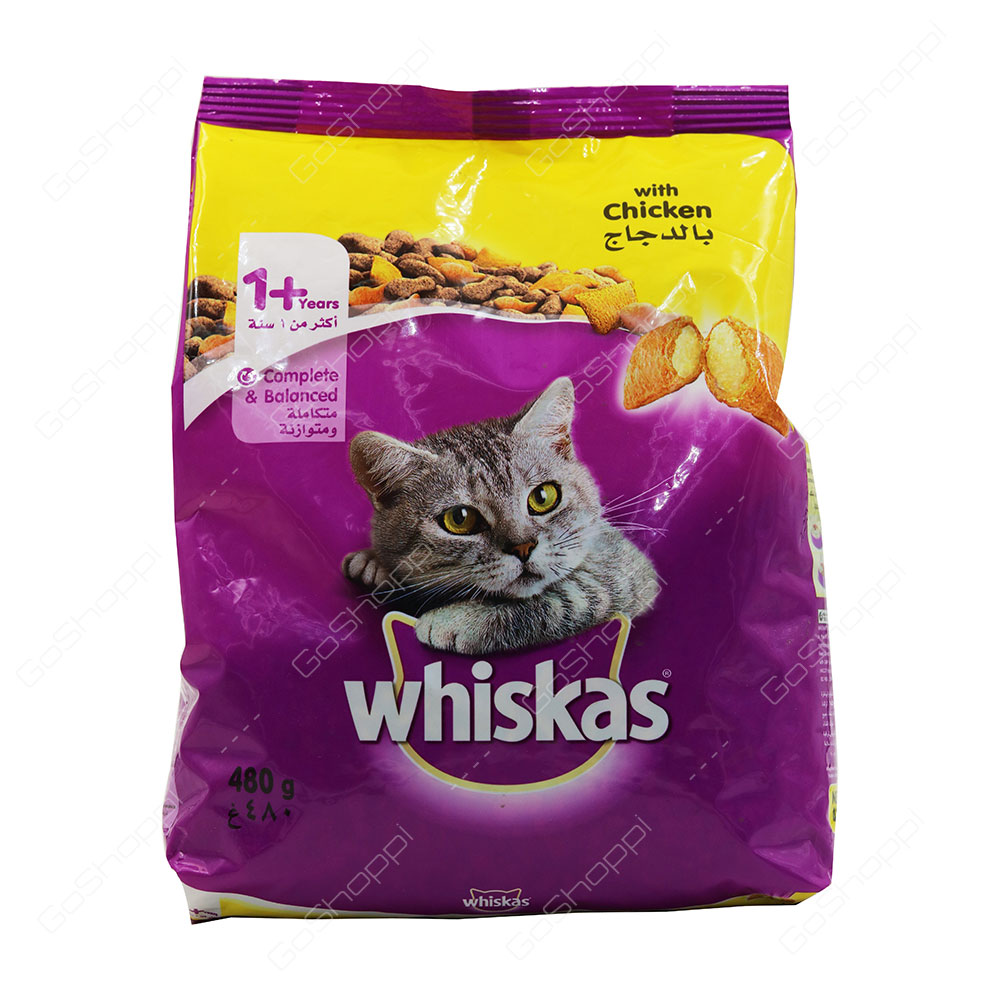 Whiskas With Chicken 1 Plus Years 480 g