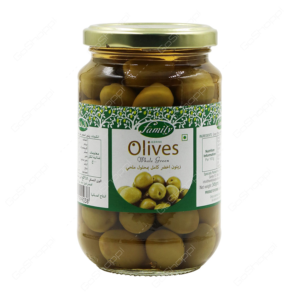 Family Olives Whole Grain 345 g